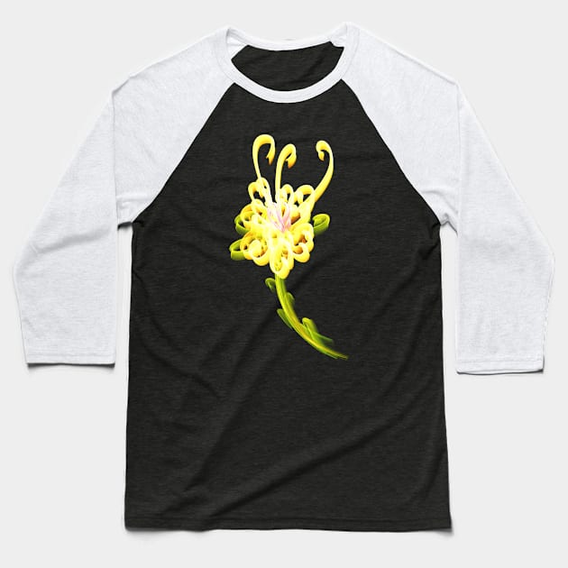 Abstract Flower Baseball T-Shirt by Danion